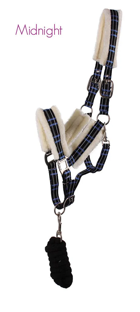 Fur Lined Head Collar Set