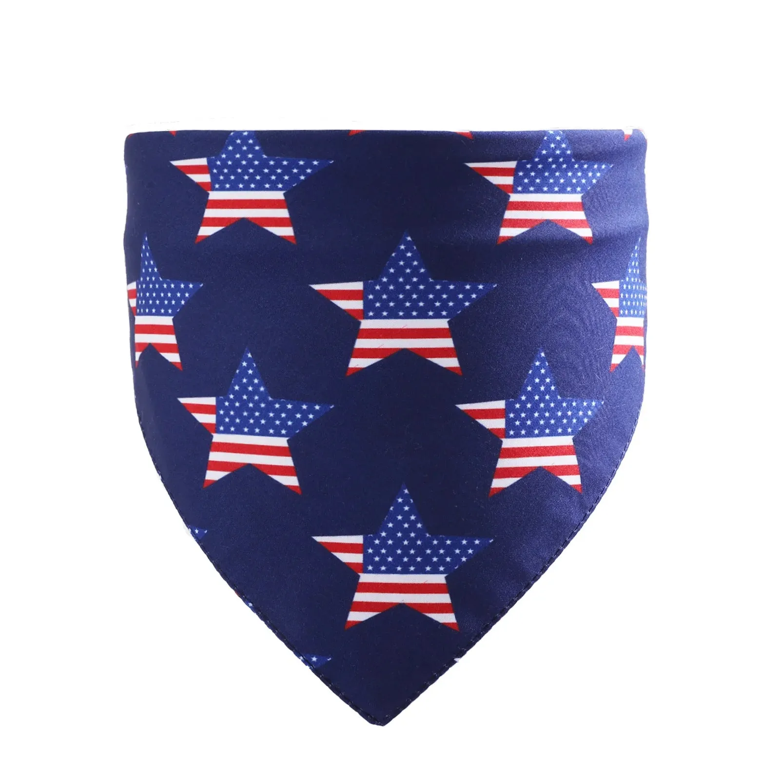 Independence Day Pet Triangle Scarf American Flag Pattern Dog Bandage for large dogs Fashion Summer Soft Pet Collar Dropshipping