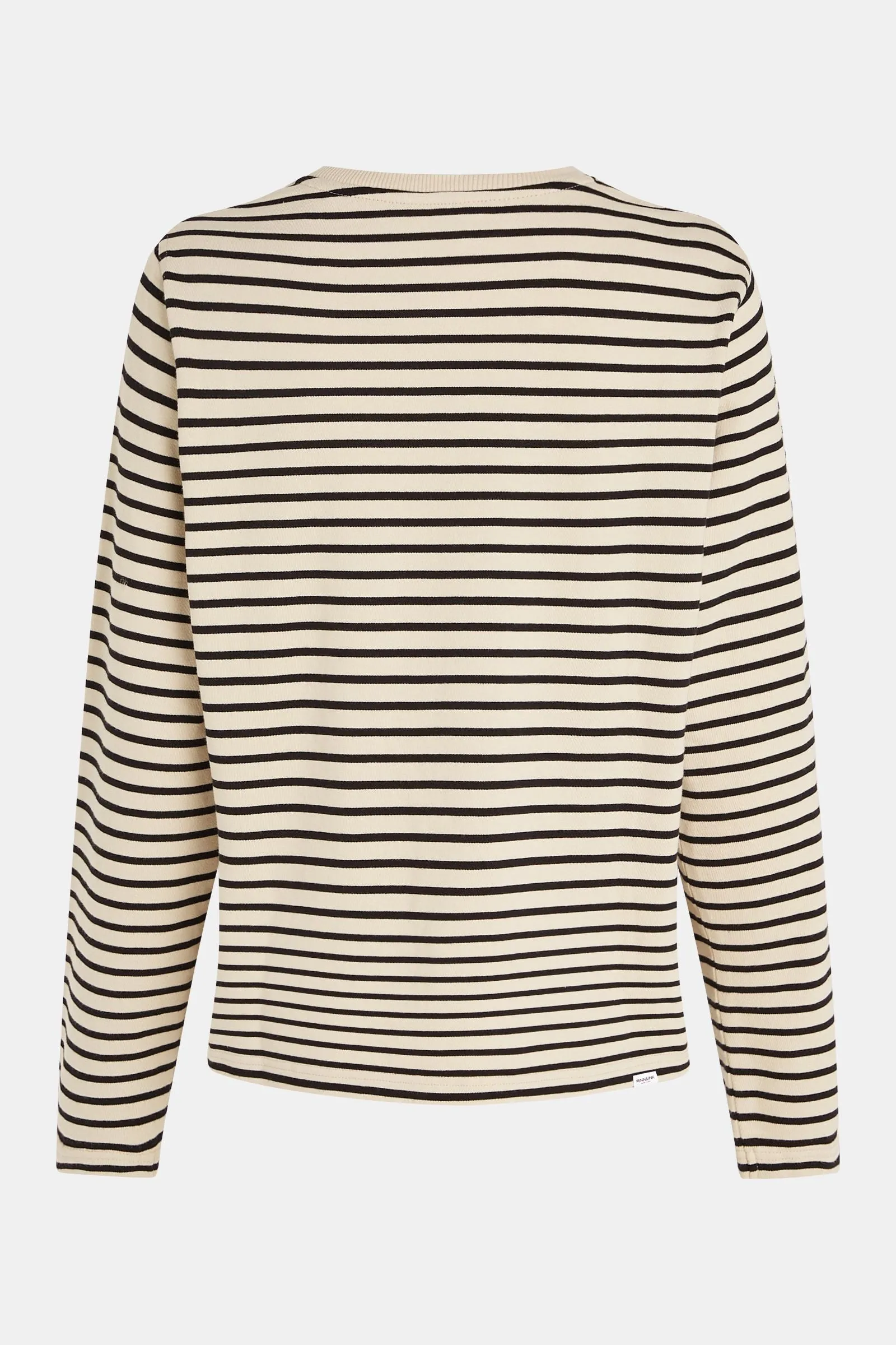 SWEATER STRIPE (W24F1517) VANILLA - BLACK
